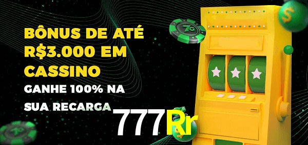 777Rr melhor bônus de depósito